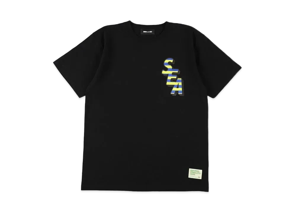 WIND AND SEA Vertical Logo Graphic Tee "Black"
