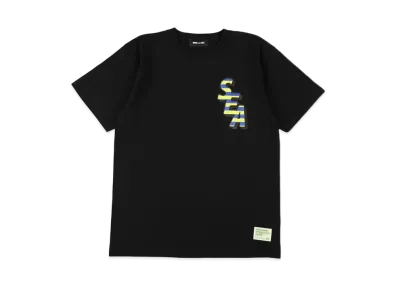 WIND AND SEA Vertical Logo Graphic Tee "Black"