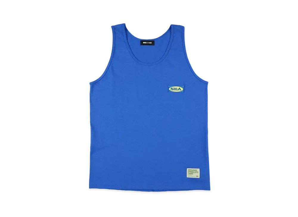 ウィンダンシー ロゴグラフィック パイルタンクトップ "ブルー"
