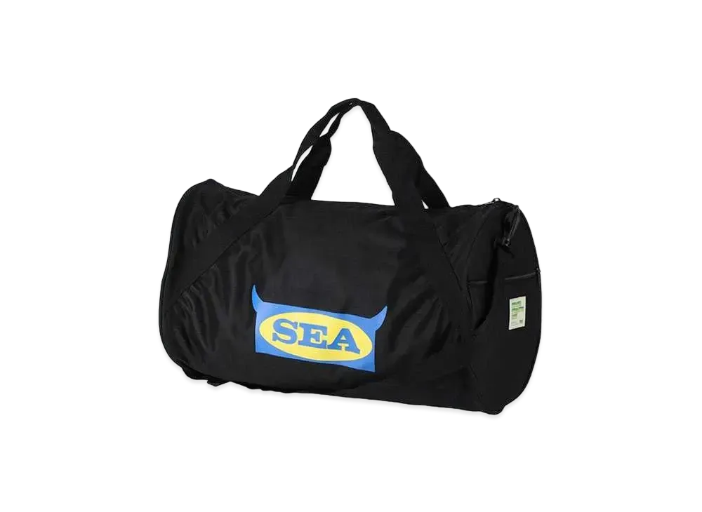 WIND AND SEA Logo Graphic Drum Mini Bag "Black"