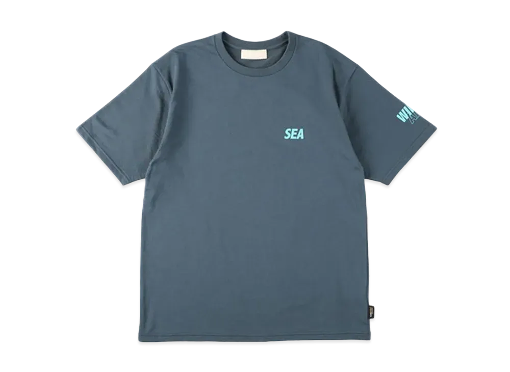 WIND AND SEA CT Crewneck (CORDURA(R)) S/S Tee "Slate/Bule"