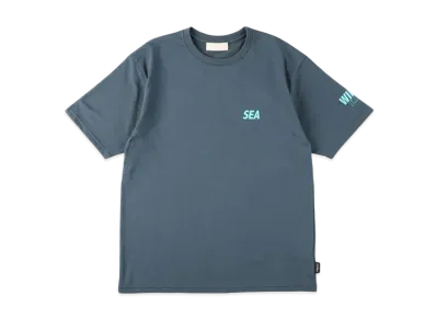 WIND AND SEA CT Crewneck (CORDURA(R)) S/S Tee "Slate/Bule"