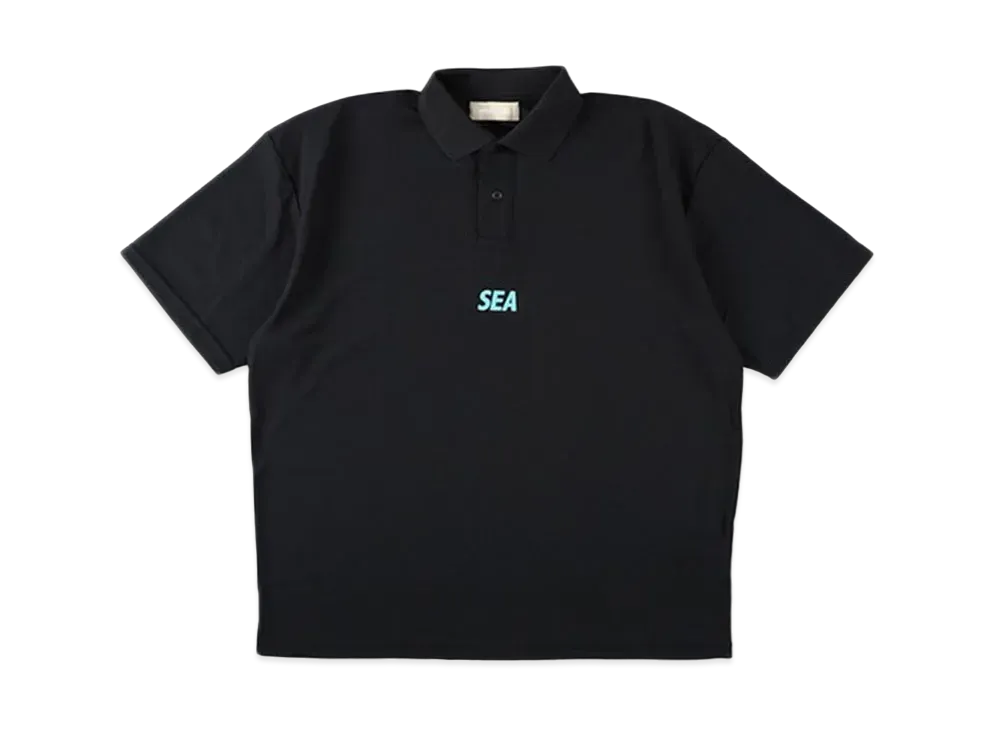 WIND AND SEA CT (Anti seethrough) S/S Polo "Black"