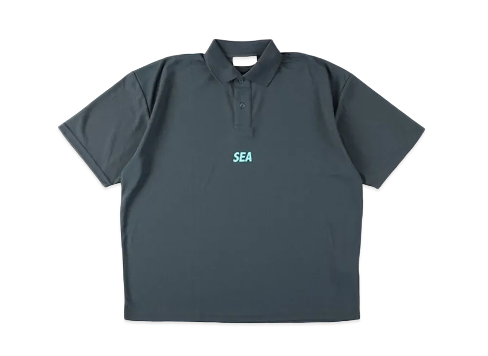 WIND AND SEA CT (Anti seethrough) S/S Polo "Slate/Bule"