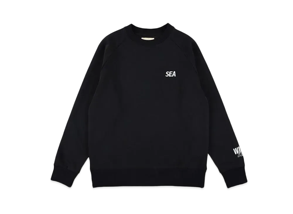 WIND AND SEA WDS-ES Wind Air Tex Raglan Crew Neck "Black"