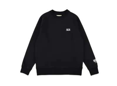 WIND AND SEA WDS-ES Wind Air Tex Raglan Crew Neck "Black"