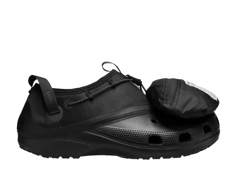 サティスファイ × クロックス クラシック クロッグ "ノワール"
