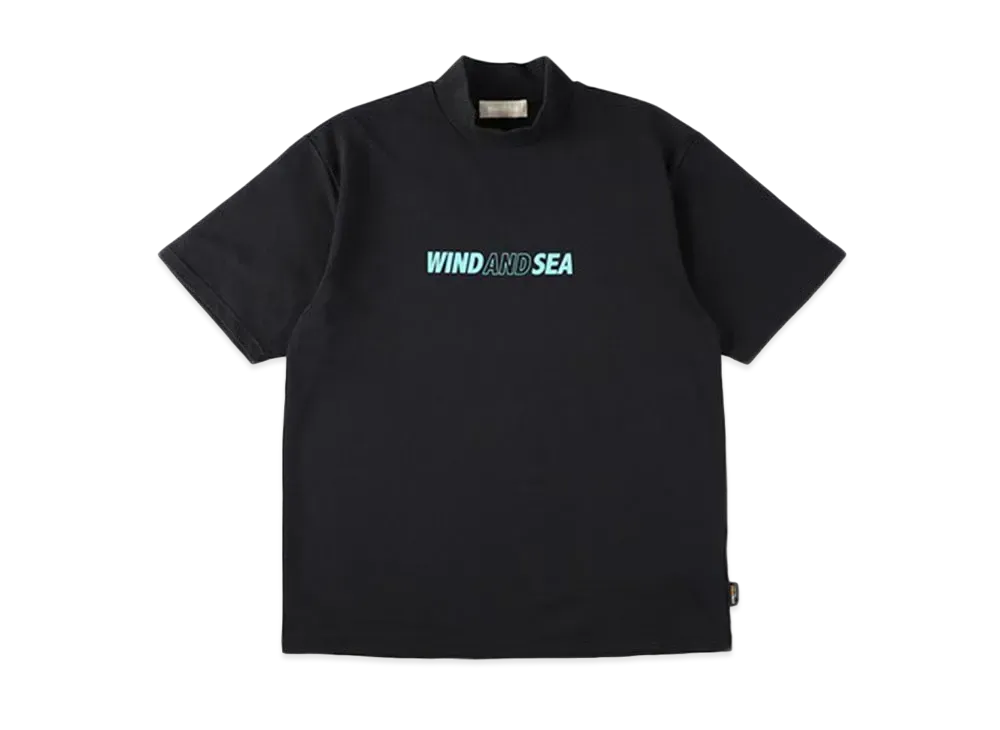 WIND AND SEA CT Mockneck (CORDURA(R)) S/S Tee "Black"