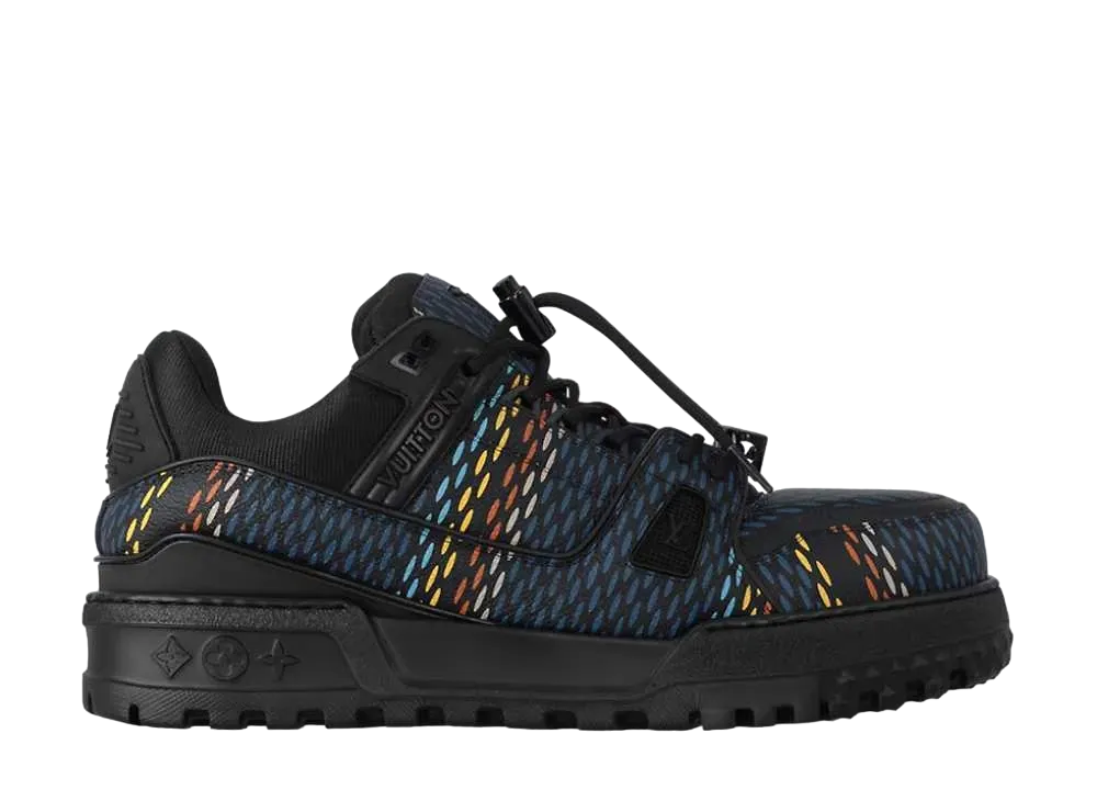 ルイヴィトン LV トレイナー マキシ・ライン スニーカー "ノワール"