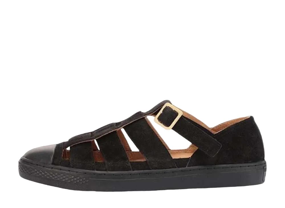 コンバース オールスター クップ グルカサンダル スウェード OX "ブラック"