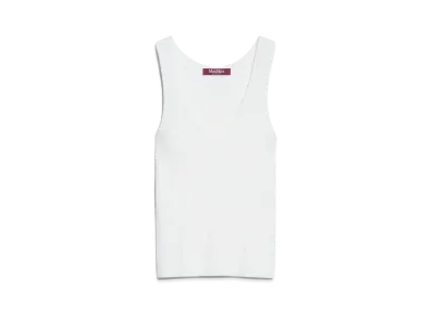 Max Mara Yale Viscose Yarn Top "Ivory"