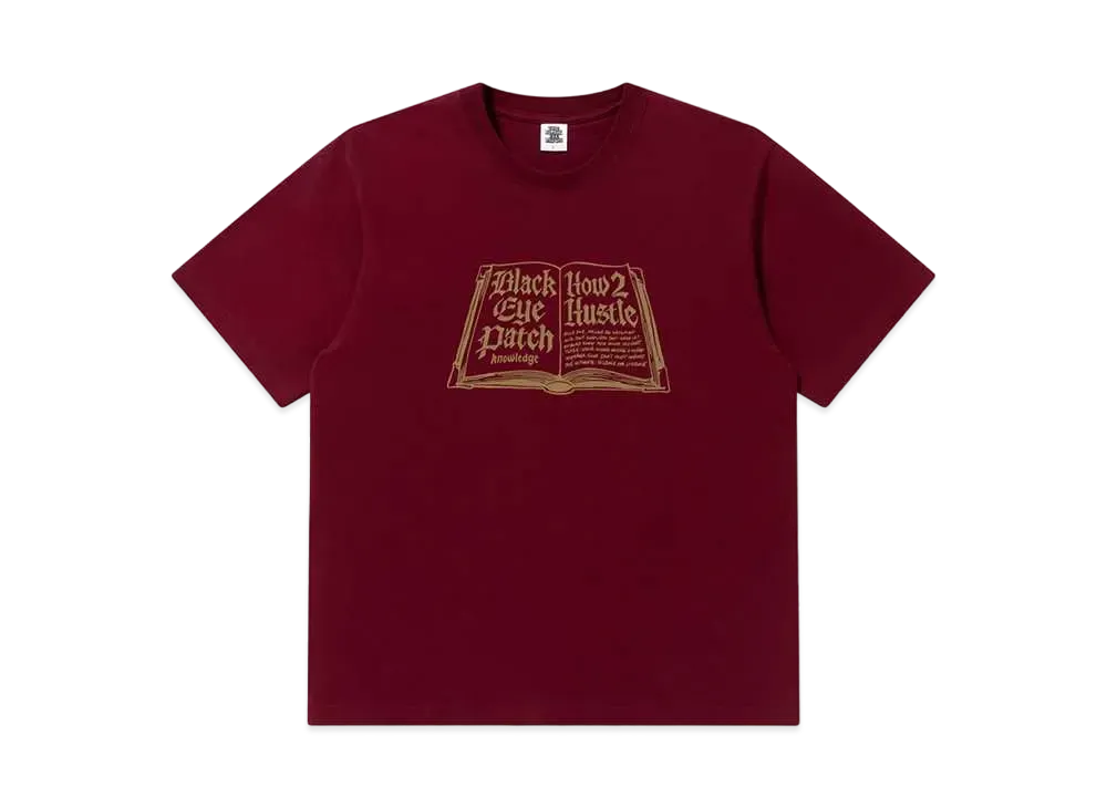 BlackEyePatch How 2 Hustle Tee "Burgundy"