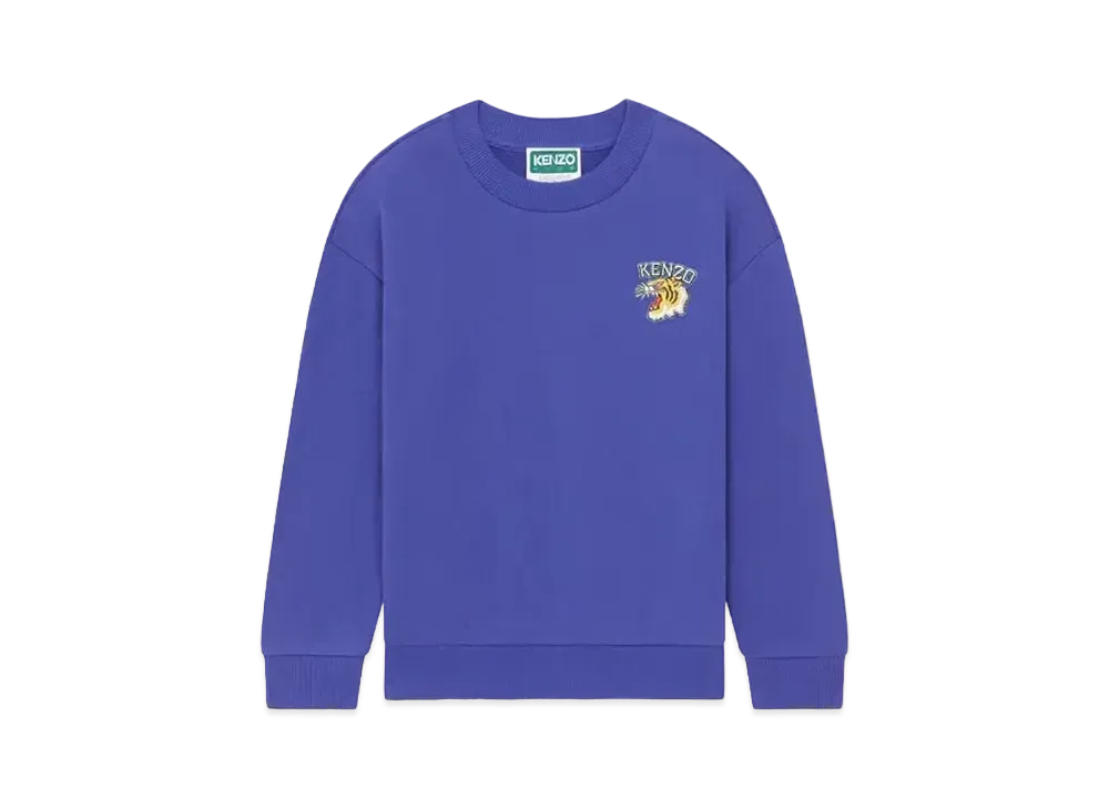 KENZO Embroidery Cotton Sweat "Electric Blue"