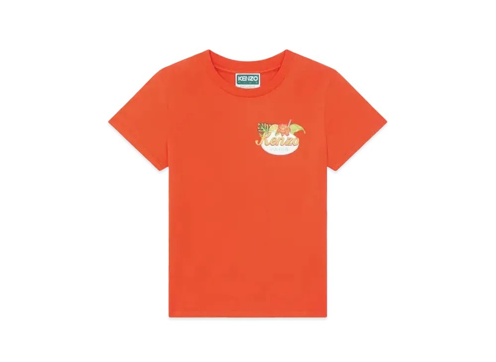 KENZO Short Sleeve T-shirt "Vermillion"