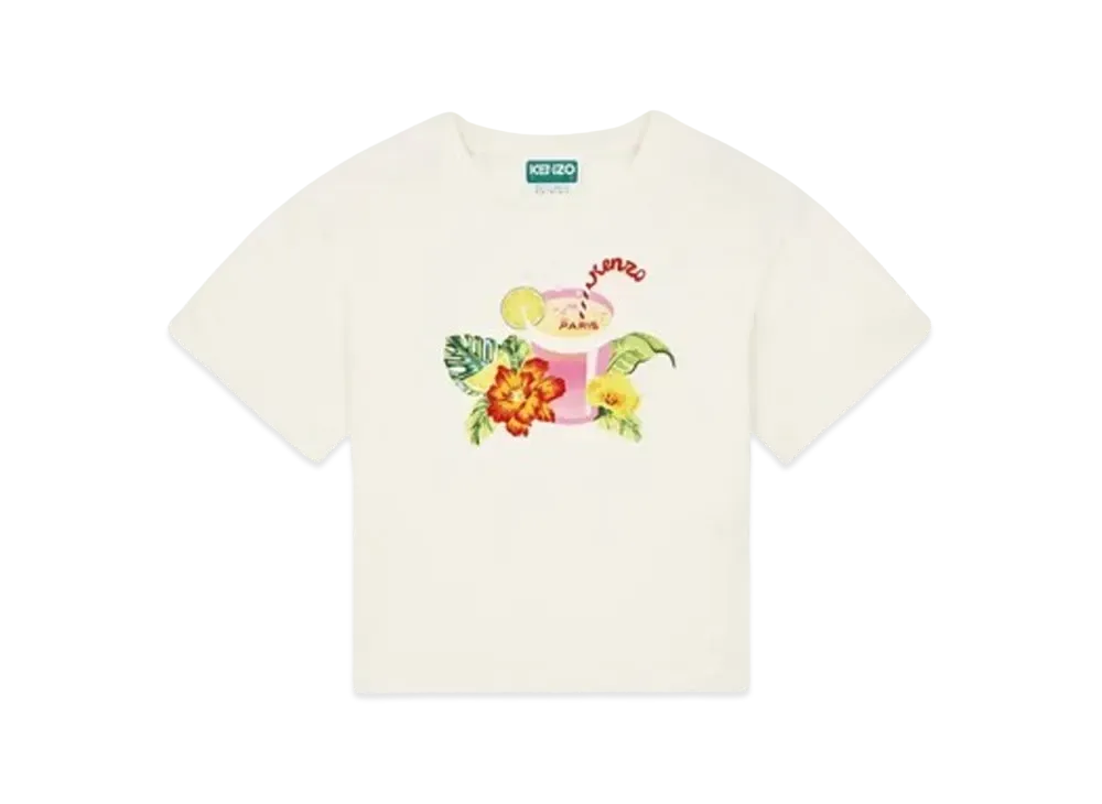 KENZO Short Sleeve T-shirt "Off White"