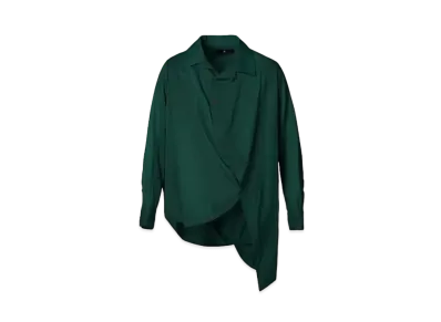 ANREALAGE Ball Rayon Shirt "Green"