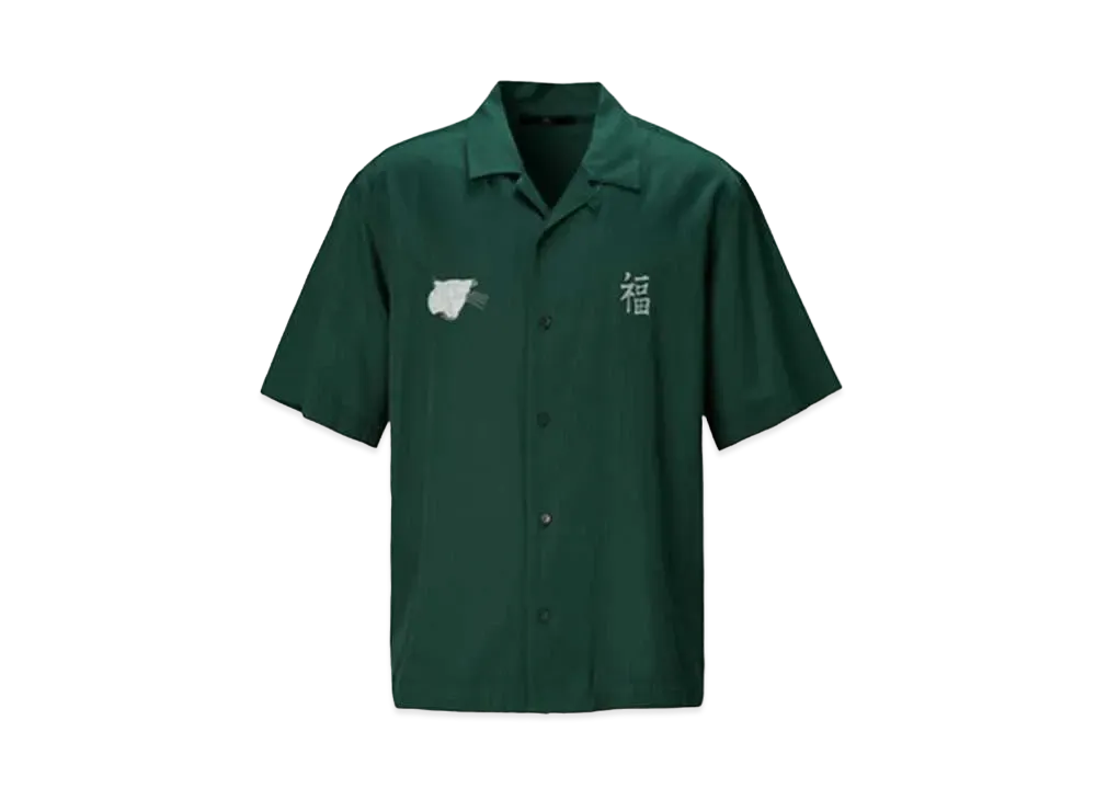 ANREALAGE Photochromic Embroidery Shirt "Green"