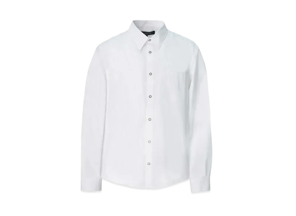 ANREALAGE Yoke Patchwork Shirt "White"