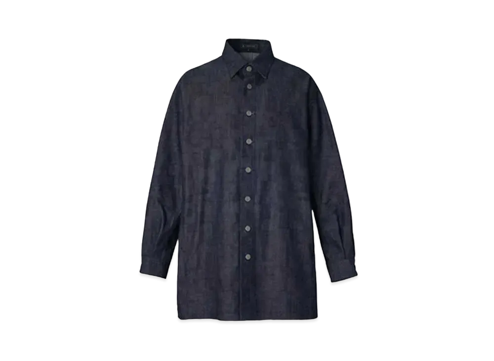ANREALAGE AZ Denim Long Shirt "Indigo"