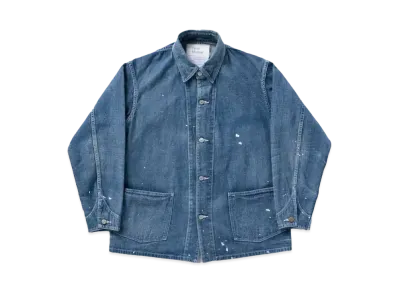 New Manual x KAPTAIN SUNSHINE Denim Chore Jacket "Indigo"