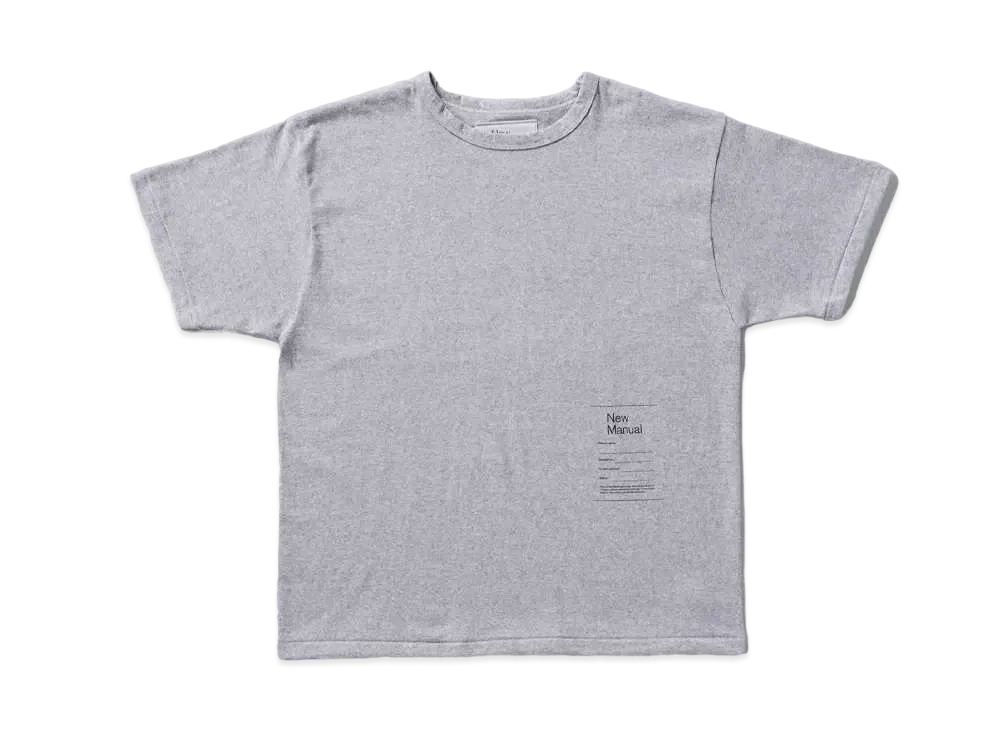 New Manual x KAPTAIN SUNSHINE West Coast Tee "Grey"