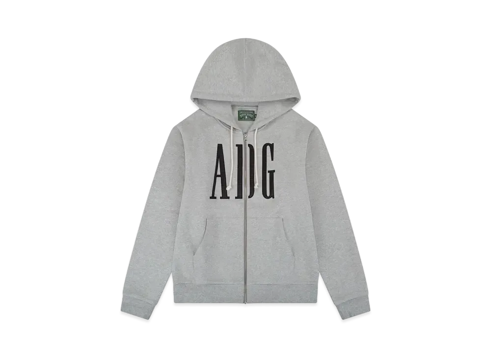 ☆大人気☆【Denim Tears】ADG Inc. ジップパーカー グレー ADG Inc. Zip Hoodie Grey