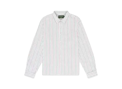 DENIM TEARS Pinstripe RBG Long Sleeve Button Up "Maruti"