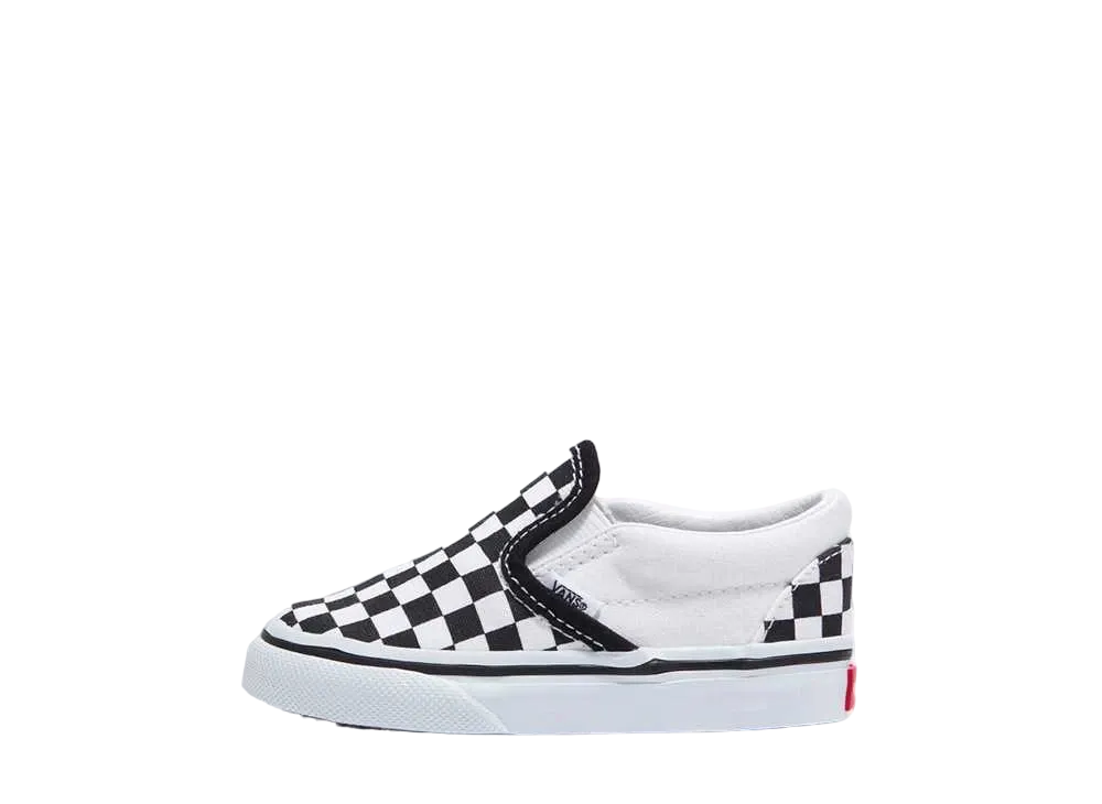 バンズ TD クラシック スリッポン "チェッカーボード/ブラックホワイト" (キッズ)