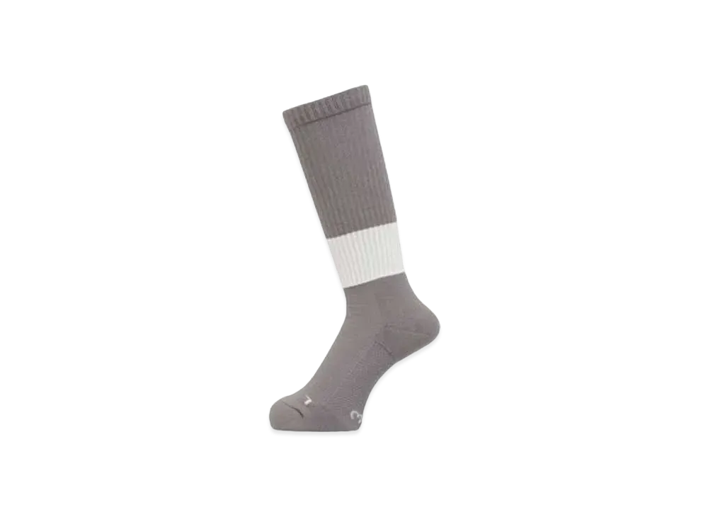 Goldwin C3 Fit Daily Soft Pile Border Socks (C3 Fit / Unisex) "Gray"