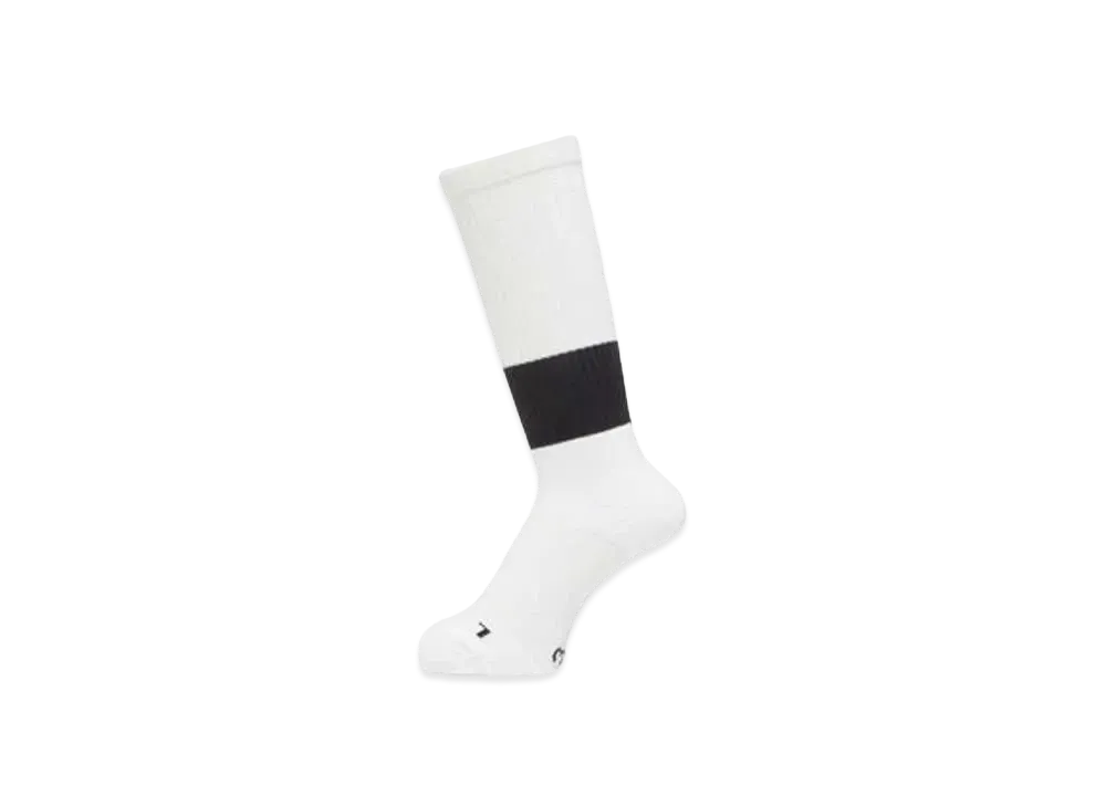 Goldwin C3 Fit Daily Soft Pile Border Socks (C3 Fit / Unisex) "White"
