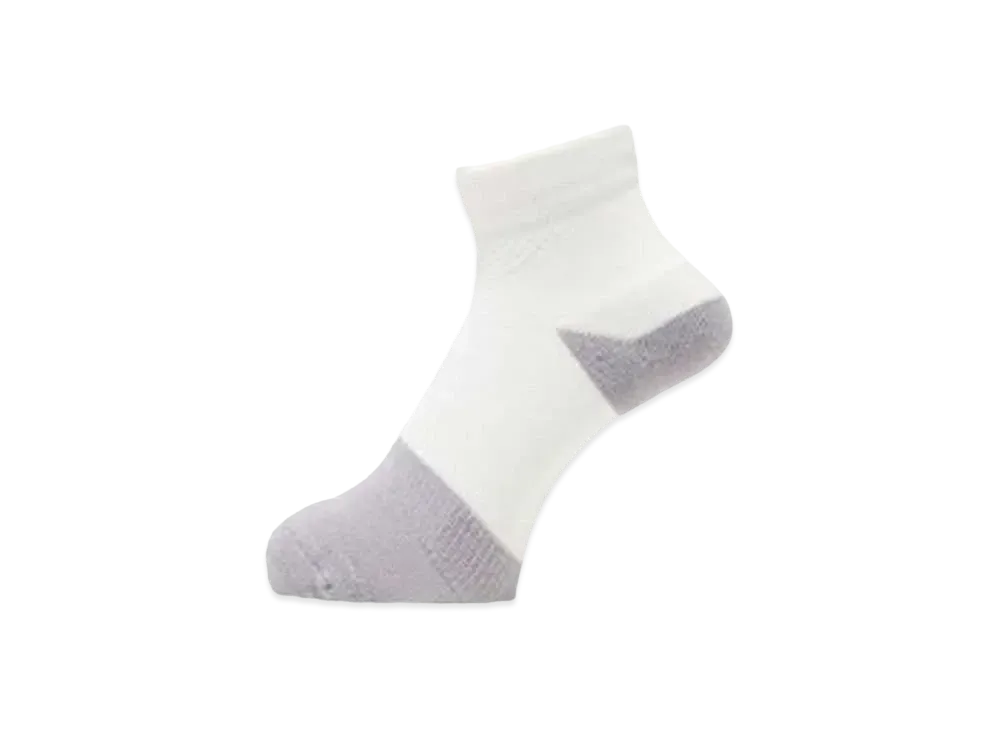 Goldwin Paper fiber C3 Fit Arch Support Pile Socks (C3 Fit / Unisex) "White/Gray"