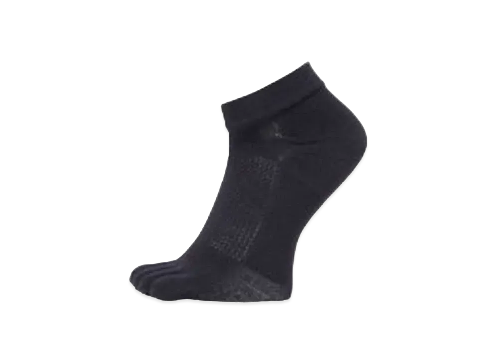 Goldwin Paper Fiber 5 Finger Socks (C3 Fit / Unisex) "Black"