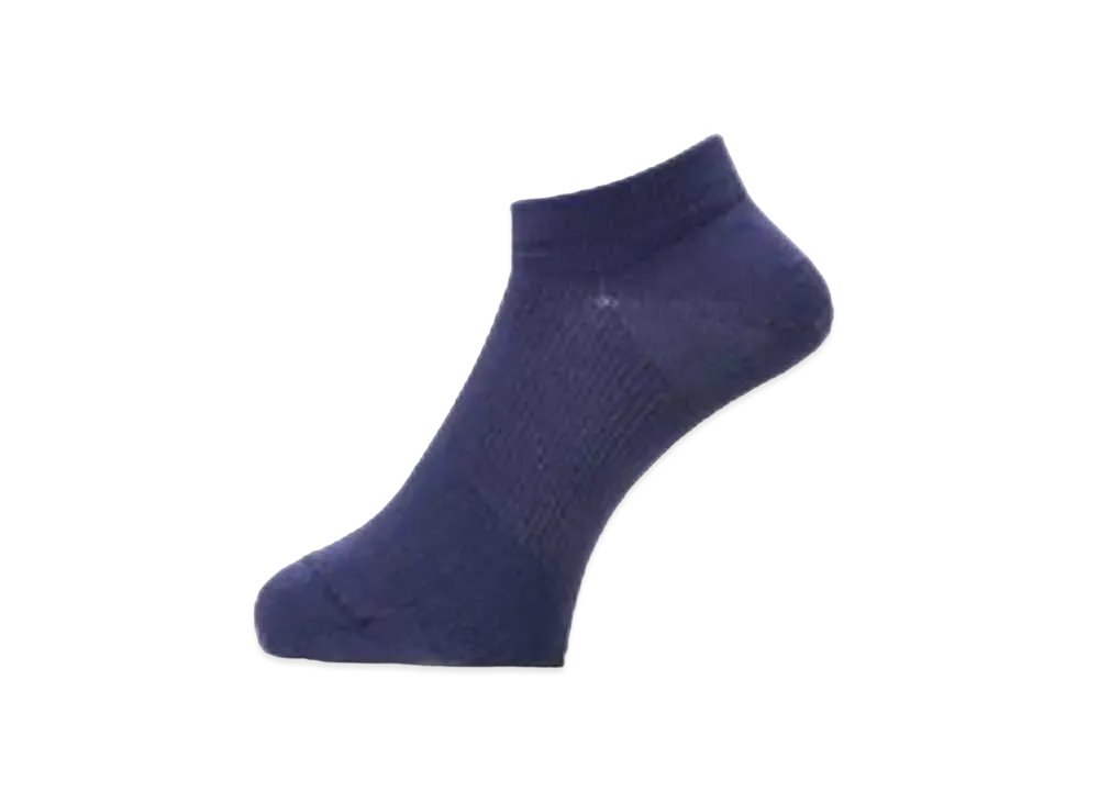 Goldwin Paper Fiber Arch Support Ankle Socks (C3 Fit / Unisex) "Navy"