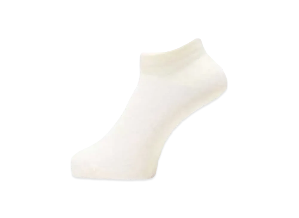 Goldwin Paper Fiber Arch Support Ankle Socks (C3 Fit / Unisex) "Off White"