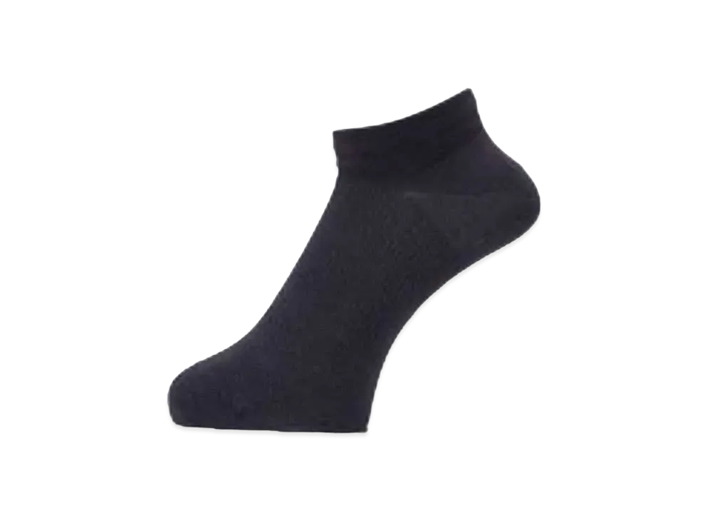 Goldwin Paper Fiber Arch Support Ankle Socks (C3 Fit / Unisex) "Black"