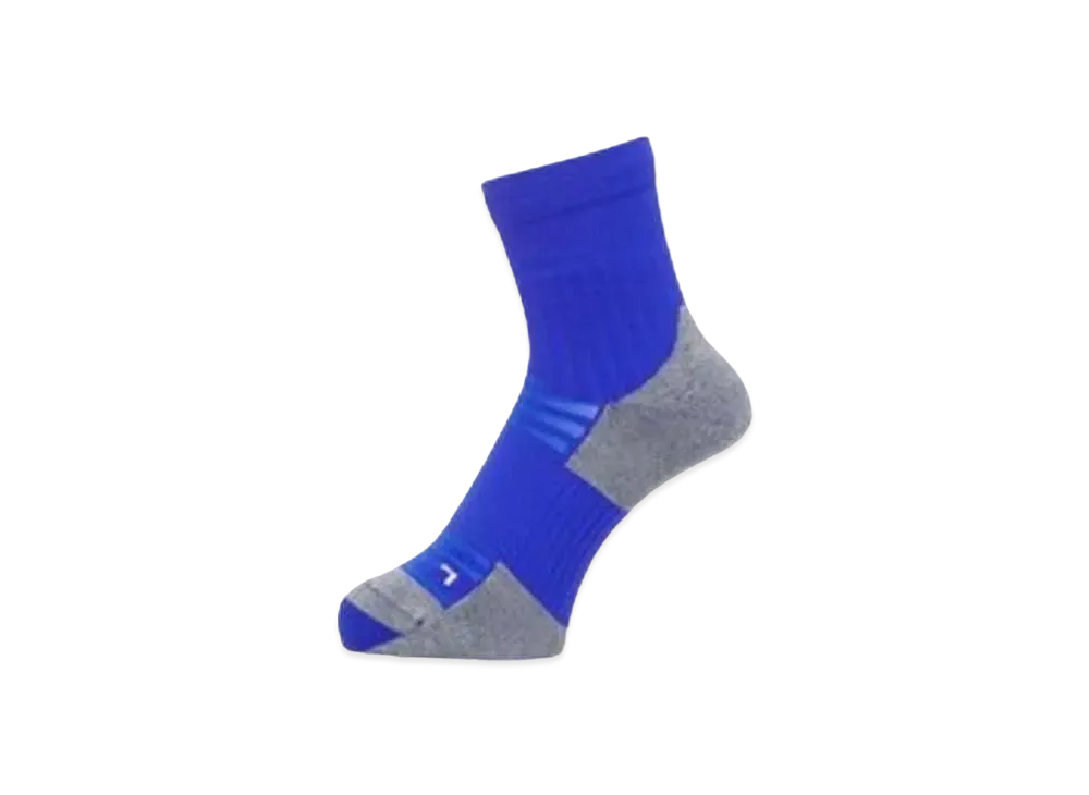 Goldwin Ventilating Light Quarter Socks (Unisex) "Ultramarine"