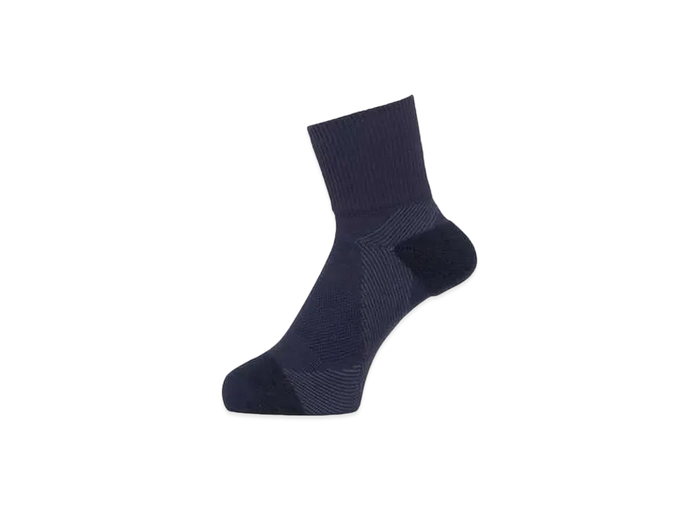 Goldwin Arch Support Quarter Socks (C3 Fit / Unisex) "Navy"