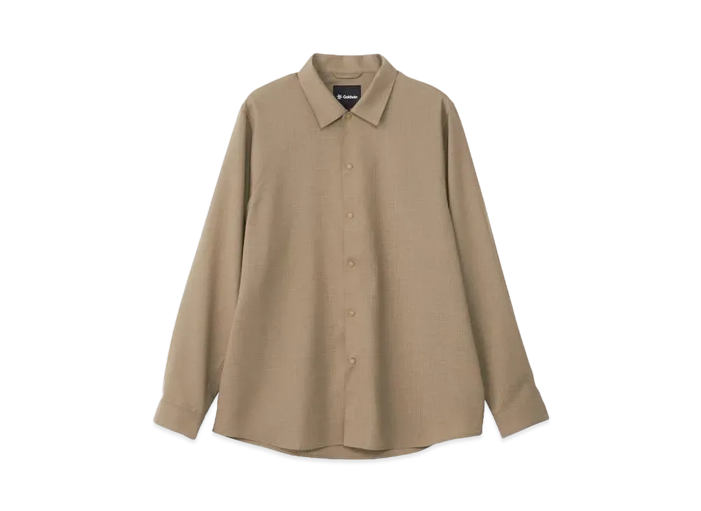 Goldwin Actobent Wool Shirt (Unisex) "Beige"