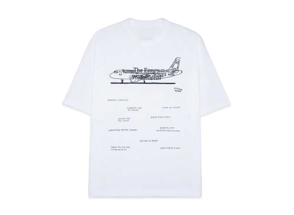 ENNOY 23AW Stefan Marx T-Shirt "White"