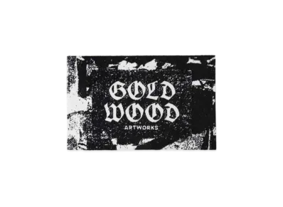 GOLDWOOD ARTWORKS x BEAMS T / Rug "Black/White"