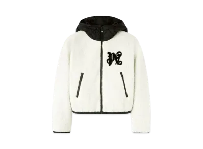PALM ANGELS Monogram Cozy Ski Jacket "White/Black "