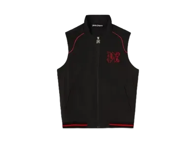 PALM ANGELS Paddock Vest "Black/Red"