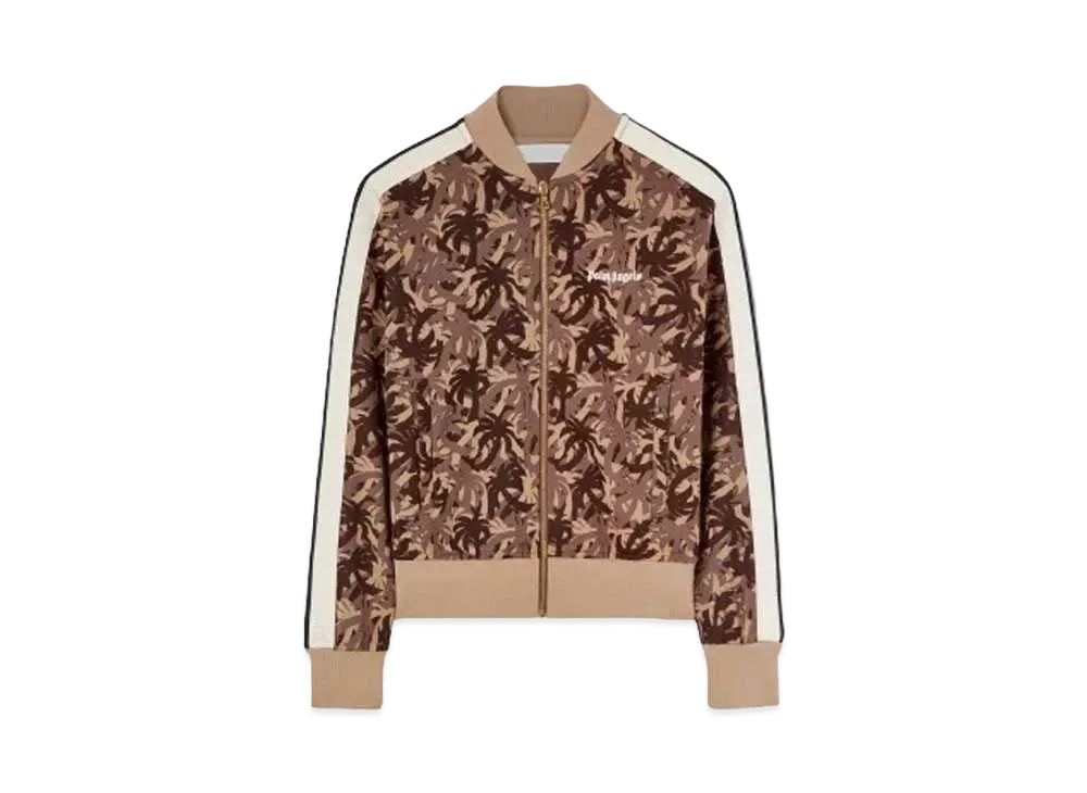 PALM ANGELS Camouflage Bomber Truck Jacket "Brown/Off White"