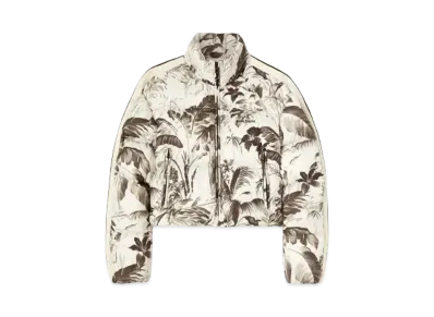 PALM ANGELS Jungle Print Track Down Jacket "Light Beige/Black"
