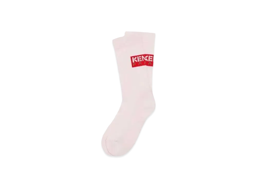 KENZO 'BOX' Socks "Faded Pink"