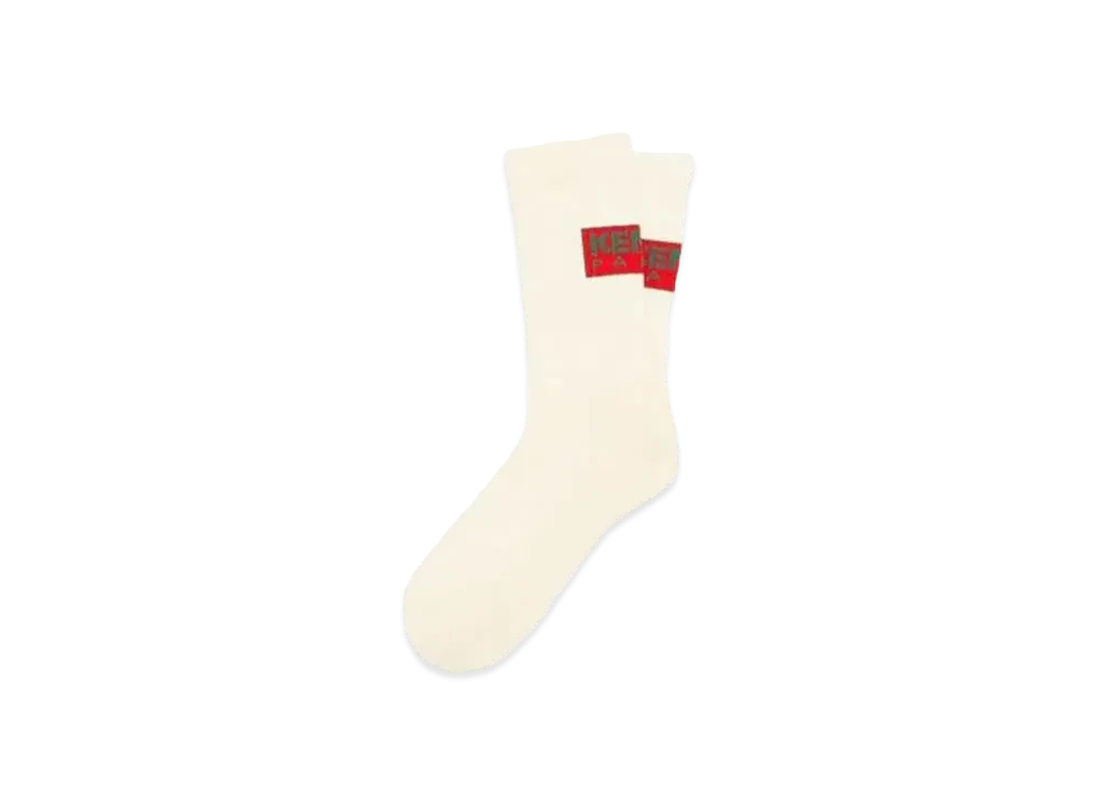 KENZO 'BOX' Socks "Off White"