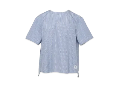 sacai Thomas Mason Cotton Poplin Pullover "Light Blue Stripes"