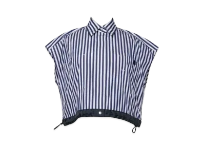 sacai Thomas Mason S Cotton Poplin Shirt "Navy Stripe"
