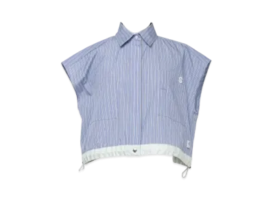sacai Thomas Mason S Cotton Poplin Shirt "Light Blue Stripes"
