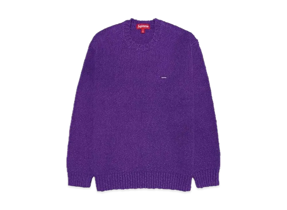 Supreme Bouclé Small Box Sweater "Purple"